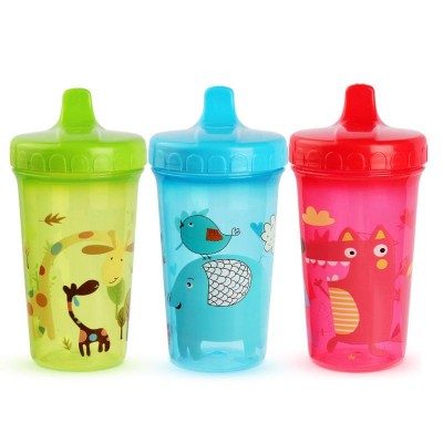 Bpa Free 10 Ounce High Quality Hard Spout Leak Proof Drinking Training Sippy Cup Baby